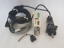 MITSUBISHI AC SERVO DRIVER AND MOTOR/ MR-C10A,HC-PQ13G1 TAKAMURA K6505 A WORKING