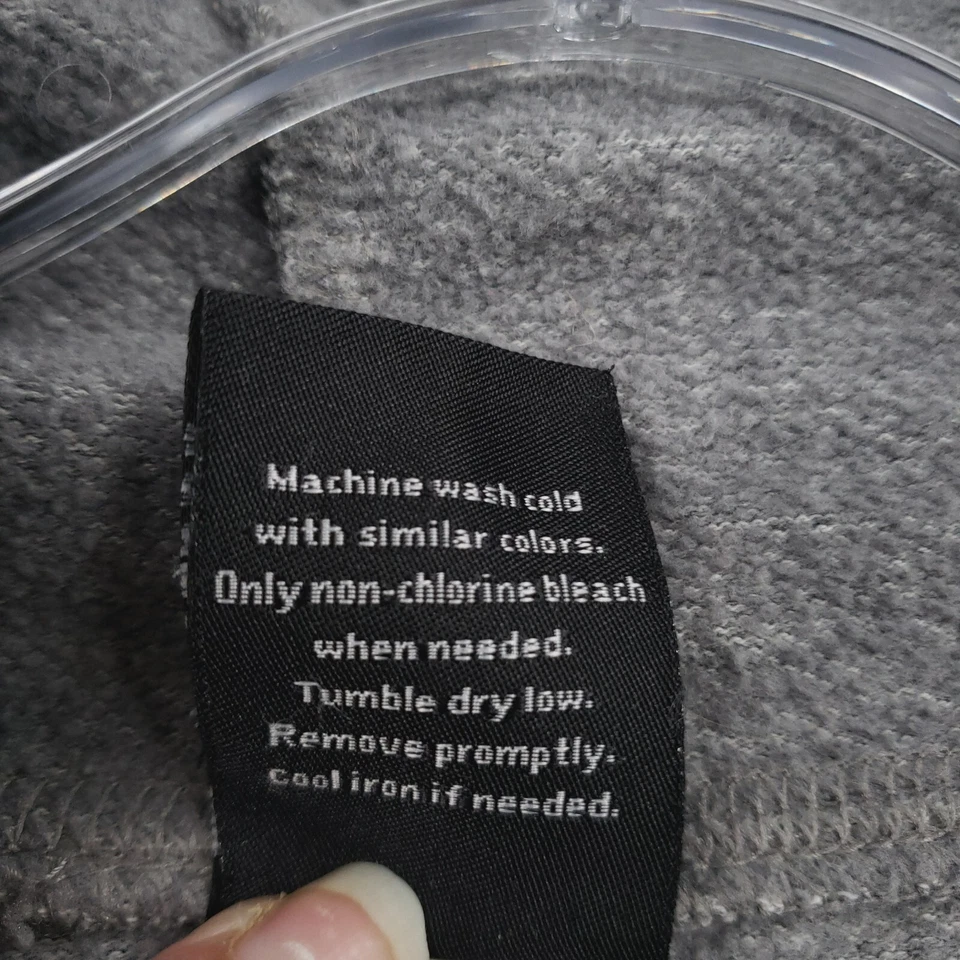 Sudadera con Capucha Reebok Mujer L Grande Gris Pullover Mangas Largas Con Capucha Mezcla de Algodón Foto 4 de 4