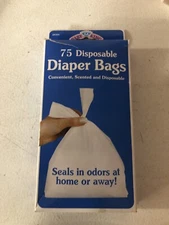 Baby King Disposable Baby Diaper Bags (approx 50 Count)-Free Shipping