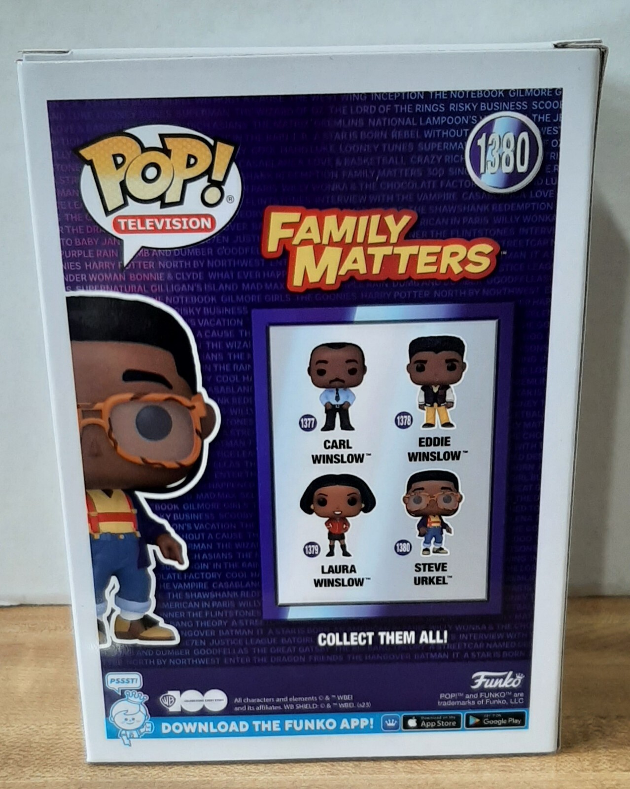 Funko Pop Television Family Matters Steve Urkel 1380 Free Ship eBay