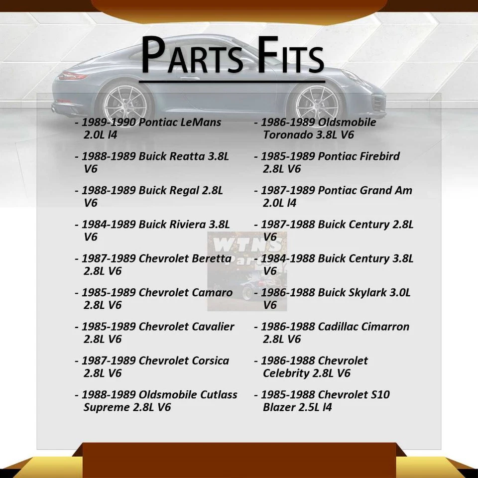 Pronto Engine Oil Filter,Fuel Filter 2x For Pontiac Grand Am 3.0L 1985-1987 - Image 4 of 4
