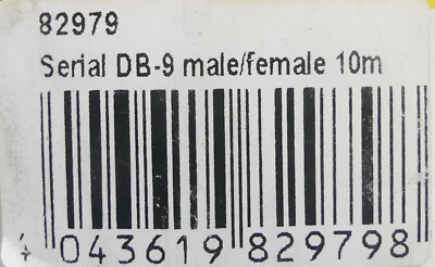 DELOCK 82979 SERIAL DB-9 MALE/FEMALE 10M -unused-