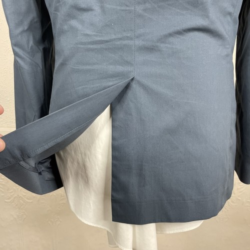 J Crew Sport Coat Blazer Mens 36R Pale Blue Thompson Cotton Khaki - Picture 6 of 11