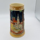 German Stein Mug Raised Figures Munchen Rathaus Berchtesgaden Garmisch-Partenkir — photo 4