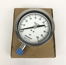 Ashcroft Xmas Tree Gauge 100 PSI 4.5” NUEVO EN CAJA PN: 45-1020S-04L-XLJ-100#