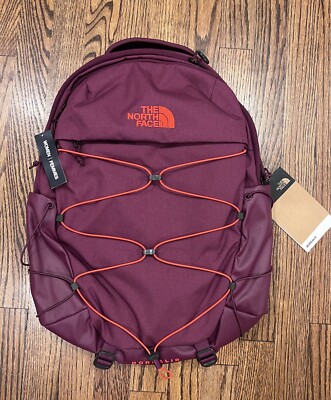The North Face Women's Borealis Backpack Boysenberry/Fiery Red NWT