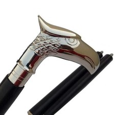 Brass Eagle Handle Wooden Walking Stick Cane 3 Fold Walking Stick Cane For Men