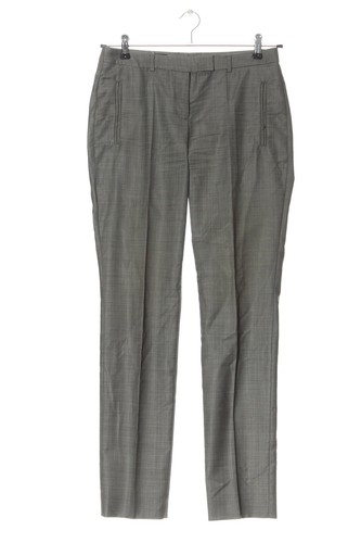 Pantalon De Costume Femme Gris Clair-brun - Taille EU 40 - Style Business - Occasion Très Bon état