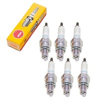 ZüNdkerzen Set Ngk 6X CR6HSA EntstöRt, 12,7Mm Kurzgewinde Ø 10,0Mm, 2983