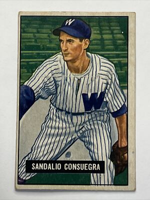 1951 Bowman #96 Sandy Consuegra RC EX/NM Rookie *FSCardz*