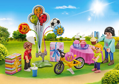 Playmobil Kindergeburtstag Party Set 9865 Celebration Kids Park Sealed Addon