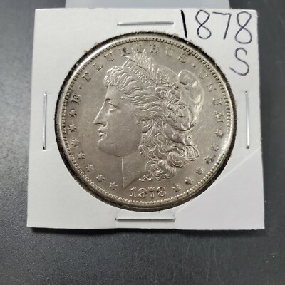 1878 S Morgan Silver Eagle Dollar Coin Choice XF Extra Fine Circulated