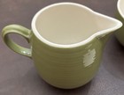 Vintage Ironstone El Verde Sugar & Creamer by Schonfeld Max Olive Green USA — photo 5