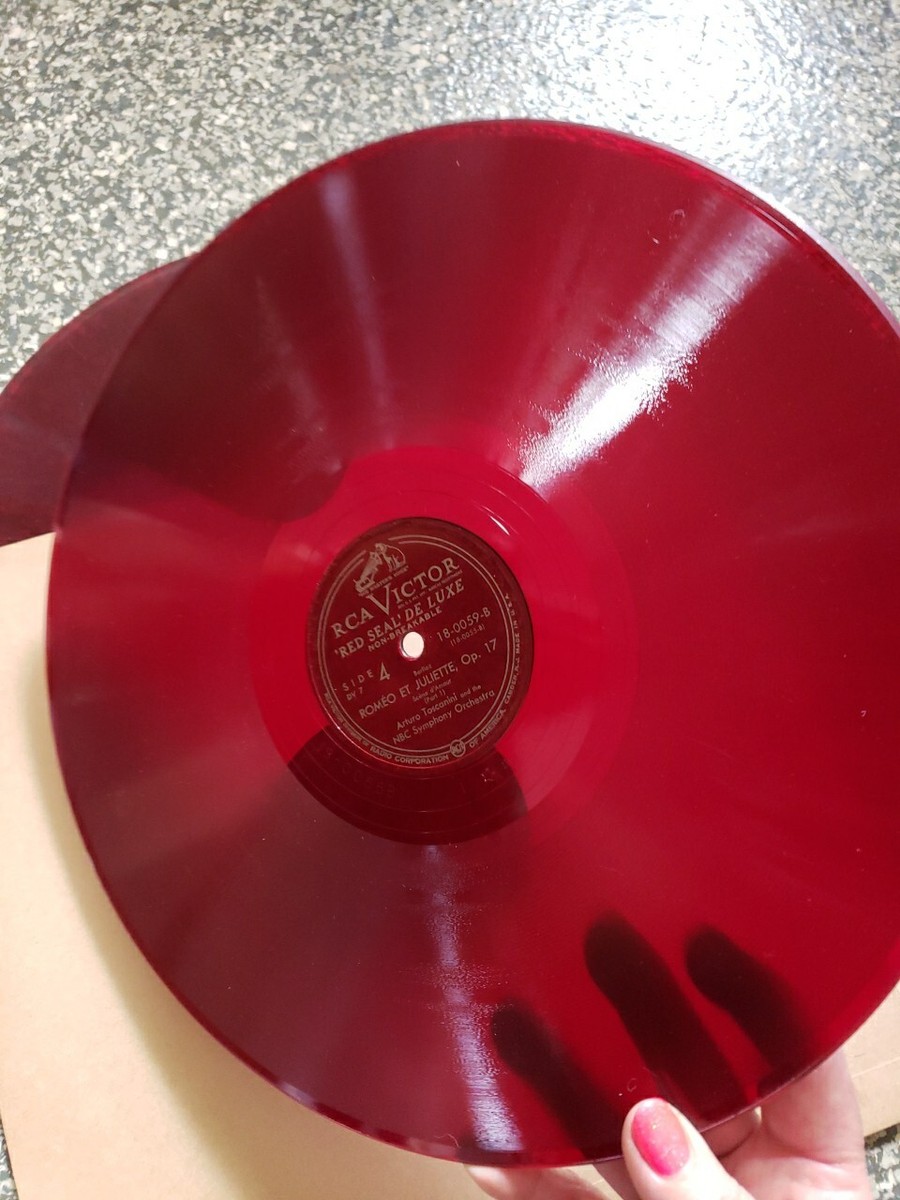 RCA Victor Red Seal De Luxe Romeo ET Juliette 1/2 3/4 Shellac Non