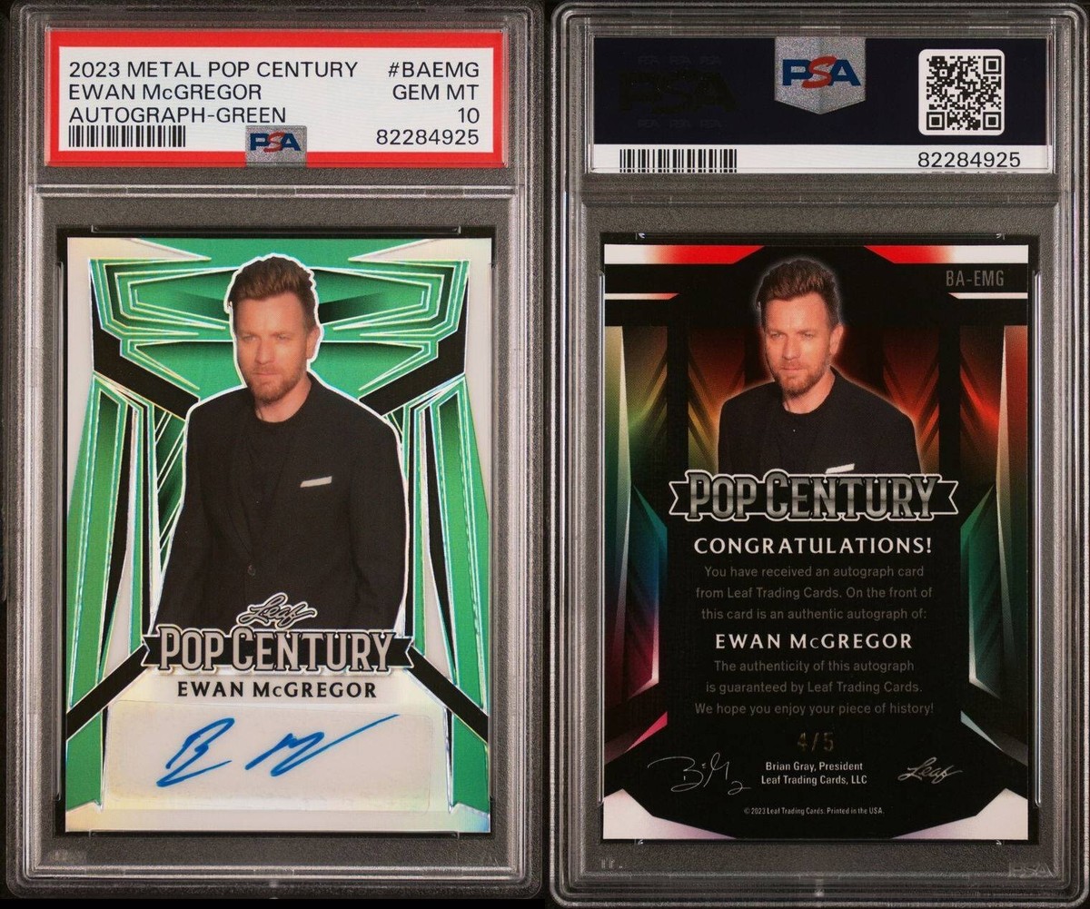 leaf pop century ユアンマクレガー サインカード 【公式通販】