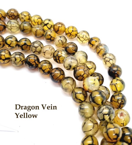 Semi Precious Gemstone Beads Jewellery Making - 6mm Round - 65 per strand - Picture 59 of 176