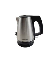 Hamilton Beach Type K51 Electric Kettle, Stainless Steel, Corded, Fast Boil