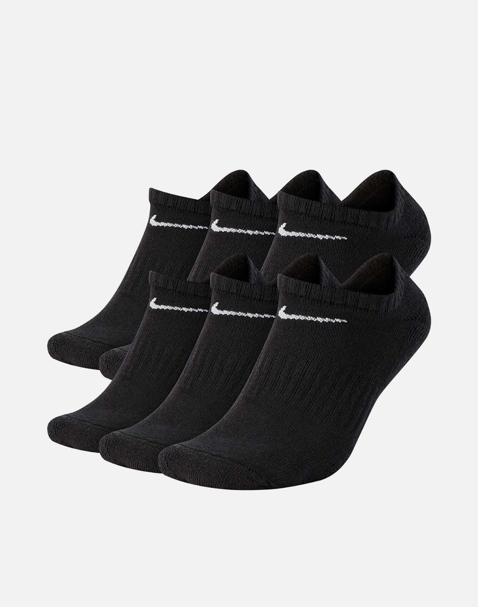 Nike Air Sportswear Everyday Lightweight Dri-Fit No-Show Socks 6pk