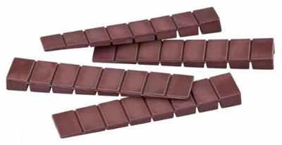 CELTIC WOODS 25 Pack of Furniture Wedge Alignment Levellers Brown 1mm to 8mm Increments D021