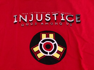DC Injustice (Video Game) T-Shirt NetherRealm Studios XL Extra Large 