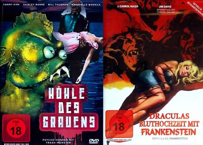 Höhle des Grauens / Draculas Bluthochzeit mit Frankenstein (1969/71, Trash, DVD)
