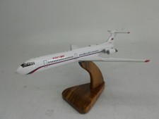 IL-62 Ilyushin Rossiya Airlines Airplane Desktop Wood Model Large Free Shipping