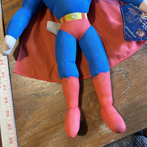 Superman DC Comics 1998 Stuffed Plush Doll Toy - Superman Animated Series - 11" - Picture 4 of 6