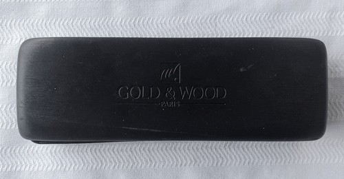Rare Gold and Wood Eyewear Paris Wooden BO9.5 Frames Eyeglasses - 51-17-135 - Picture 9 of 9