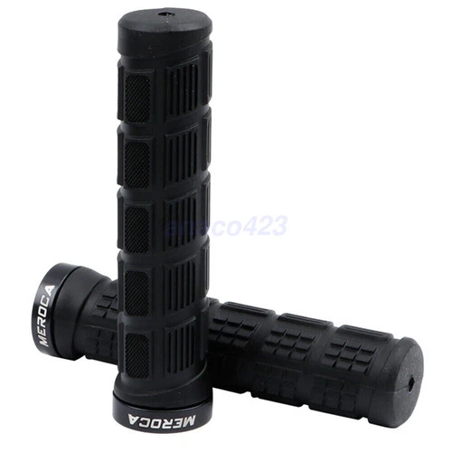 Road Mountain Cycling Bicycle MTB BMX Bike Hand Handlebar Grips Double Lock On - Picture 4 of 37