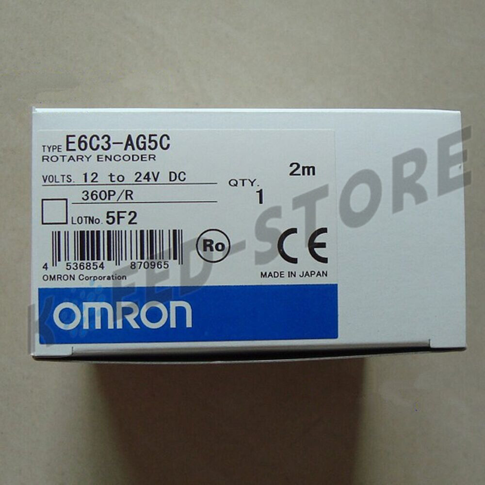 Encodeur Rotatif OMRON E6C3-AG5C-C 360 Impulsions/tour – Neuf Sous Blister, 1 An De Garantie, Pour Automatisme Et Contrôle