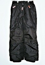Champion Youth Kids Snow Pants Adjustable Waist Dark Gray Insulated Medium 8-10