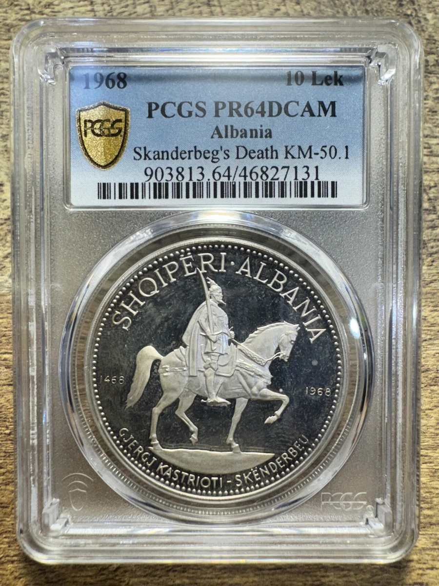 tainiアルバニア 旧貨幣 1968年 銀製記念硬貨3点セット 银色1968