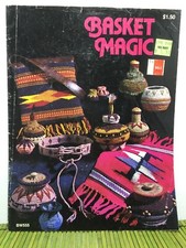 Basket Magic H. Trester Vintage Instruction Book Basketry Pattern 1977