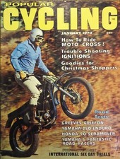 Jan 1970 Popular Cycling cycle magazine Yam DT-1 Greeves Griffon Honda SL90 ISDT