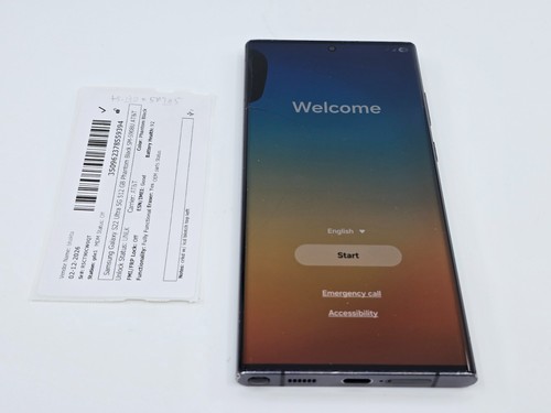 Samsung Galaxy S22 Ultra 512GB Black AT&T Unlocked Cracked LCD Spot