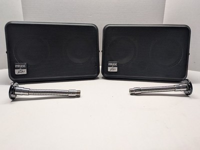 Pair Peavey Impulse II 2-Way Compact Monitor Speakers w/ Mounting Brackets AS-IS