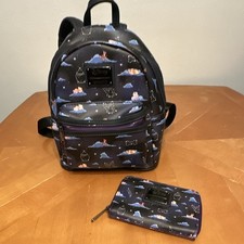 Loungefly Disney Tinker Bell Mini Backpack w/ Zip-Around Wallet, Pockets
