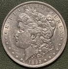 1893 Morgan Dollar Semi-Key Date - High Grade AU