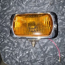 Rare Vintage Ushio Auxiliary Quartz-halogen Fog Light Uo30 Amber Chrome Japan Rare Vintage Ushio Auxiliary Quartz-halogen Fog Light Uo30 Amber Chrome Japan