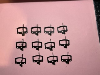 12 Hornby 00 Gauge Metal Tension Lock Couplings