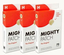 3 X Hero Cosmetics Mighty Patch Original 72ct (216)– Hydrocolloid Pimple Patches