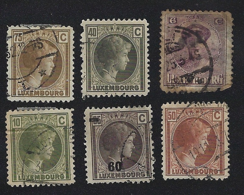 Stamp Luxemburg 1926 Grande Dutchess Charlotte Used