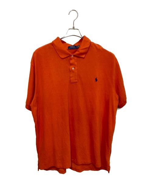 Ralph Lauren Orange Polo Shirt Classic Fit Casual Style
