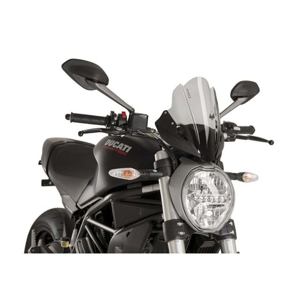 Puig Sportbildschirm FUR Ducati Monster 797 Plus 17-20 Leichter Rauch-image