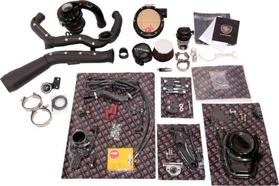 TM-7600-BK TURBO TORNADO M8 BLK/BLK HARLEY FLSL 1750 ABS SOFTAIL SLIM 107 2019