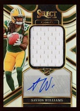 2025 Panini Select Jumbo Rookie Signature Swatches Savion Williams #JRS-SWS /249