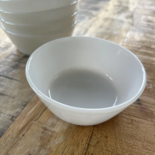 Vintage Federal Glass White Milk Glass 5" Bowl seven (7)