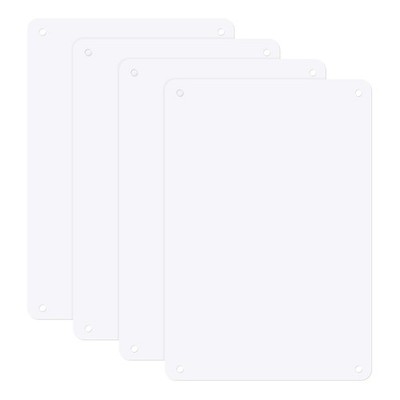 4 leere Aluminiumplatten 7x10 Zoll zur Sublimation, 4er Pack