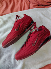 Nike Shox Z Red Low Top Lace Up Trainers UK 8.5 EU 43 US 11 HQ7540 600