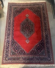Vintage Rug 4’6’ - Red with Accent Colors. 1980’s-1990’s. 1 Owner.